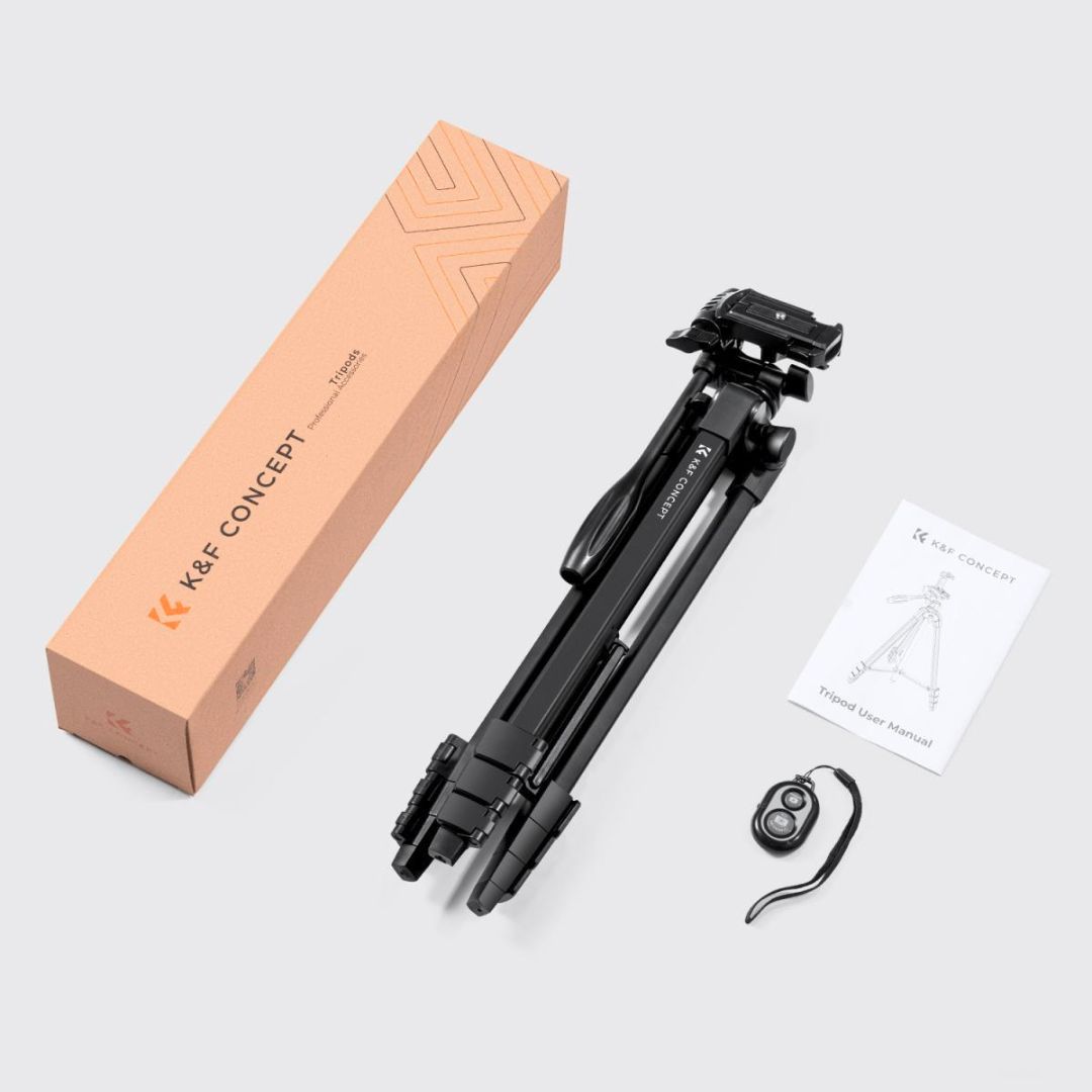 K&F Concept Aluminum Travel Tripod sa Bluetooth daljinskim KF09.125 - 6